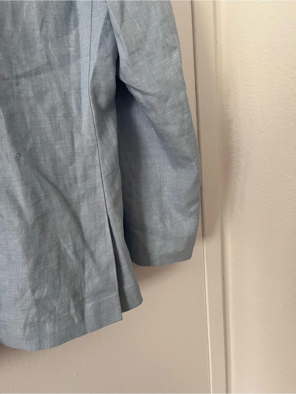 Vineyard Vines Mens Linen Cotton Unstructured Blazer Light Blue Size Large